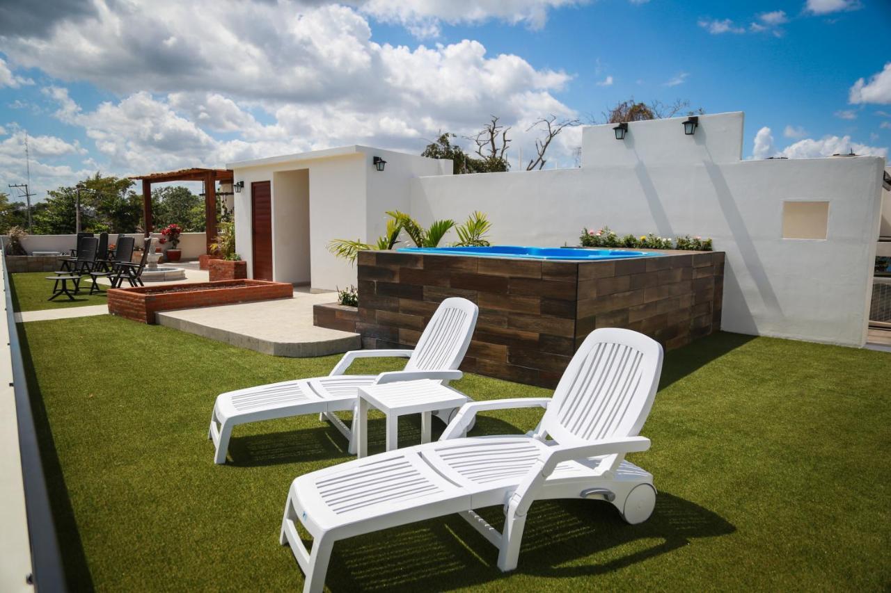 Hotel Alux Bacalar Buitenkant foto